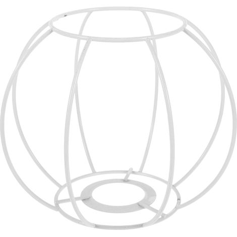 Cadre de lampe vintage en métal pour lampe de table et plafonnier DIY Cadre d'abat-jour robuste avec bords lisses Utilisation polyvalente pour la maison et l'hôtel (1/5)