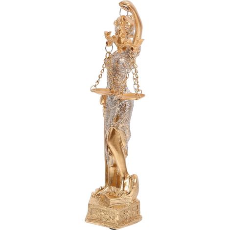 Statue aus Kunstharz quadratischer Sockel Vintage Stil