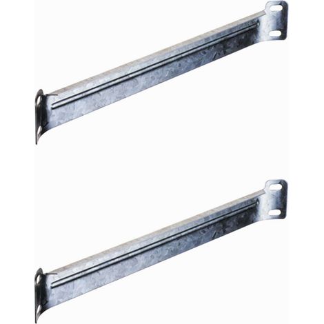 Cyclingcolors – Lot de 2 raidisseurs d'angle de lit plat 385mm – Acier renforcé – Fixation facile – Support pour cadre à lattes (1/2)