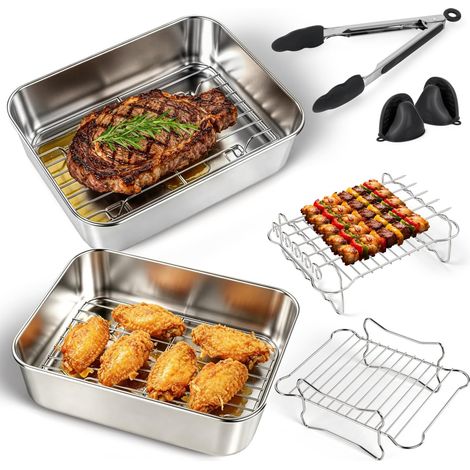 14Pcs Accessoires Air Fryer, Inoxydable 304 (1/5)