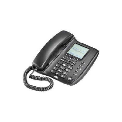 Urmet telefono base mf office pro analogico multifunzione, nero 4058/5