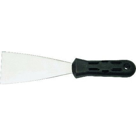 Malerspachtel B.60mm VA rostfrei m.flachovalem schwarzem Ku.-Heft besteQualität (1/3)