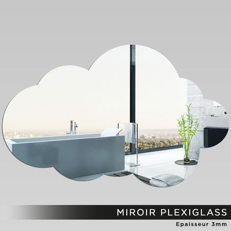 Miroir Plexiglass - Nuage - 50x80 cm (1/2)
