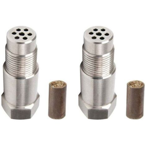 Set of 2 O2 sensors, oxygen sensor for cars, engine warning light eliminator adapter M18x1.5--DTEKGAZ