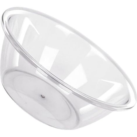 Bassine en Plastique Transparente Visage Grosse Ouverture, Robuste et Fiable, Maison Cuisine, Bassin Multifonction pour Lavage et Trempage (1/5)
