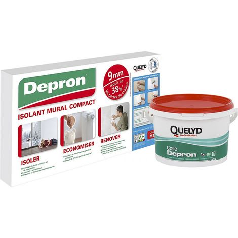 Pack de 7 plaques de polystyrène 9mm – Isolation thermique intérieure – Colle Depron pour pose rapide – Réduit les pertes de chaleur de 38% – Quelyd (1/4)