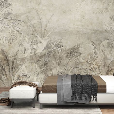 Papier peint panoramique - Forêt tropicale - 130 cm x 75 cm (1/4)