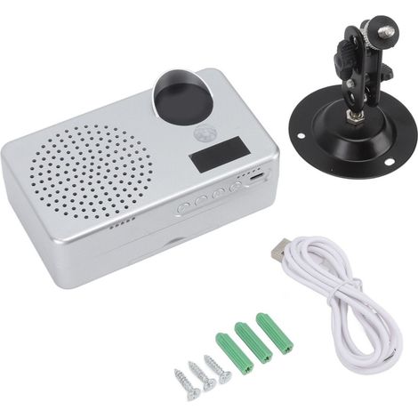 Sonnette de porte USB 5V avec détecteur de mouvement infrarouge IP43 étanche KLB-AquaForge