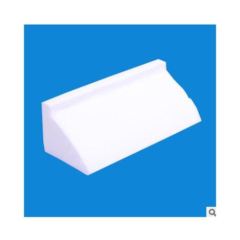 Coussin Cale Jambes Mousse Ergonomique Housse Lavable Zipper Confort Dorsal Soutien Lombaire Blanc 50x24x15cm