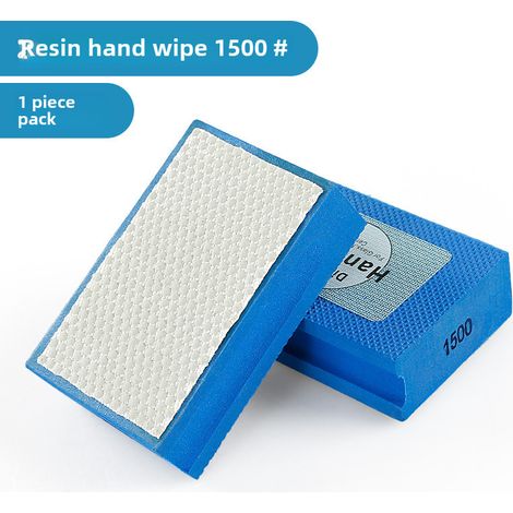 Bloc de meulage résine 1500 pour carrelage – polissage manuel, pour ardoise, verre et pierre, sans machine (1/5)