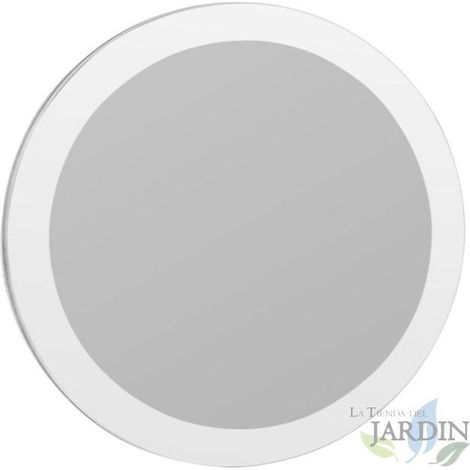 Espejo cosmético Orbegozo, 19,5 cm diámetro, aumento 5X, ideal para maquillaje y cuidado personal