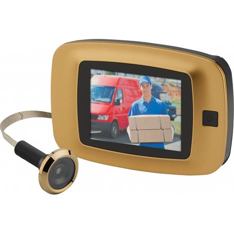 Spioncino digitale, angolo visivo 105°, dorato – THIRARD (1/4)