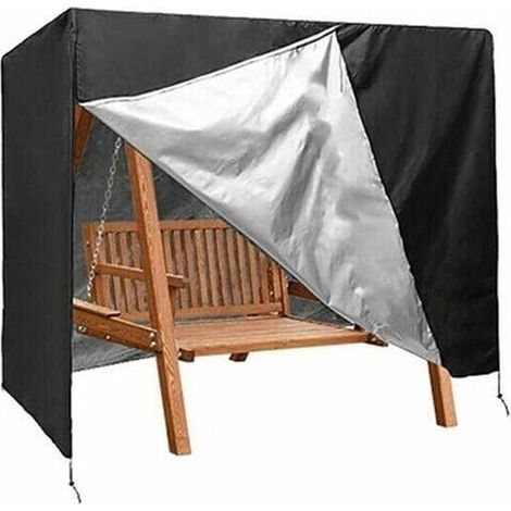 Housse de protection pour balancelle de jardin 3 places,en Oxford 210D imperméable et résistant aux UV,dimensions:220 x170x125cm