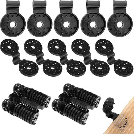 Spezialclips mit Öse, Clips für Sonnenschutznetze, Befestigungselemente für Outdoor-Netze, Haken für Zaungewebe, Schattierungsnetze, winddichtes Gewebe (40 Stück) (1/5)