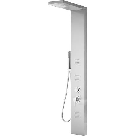 Colonna doccia satinata multi getto con 3 funzioni in acciaio inox (1/4)