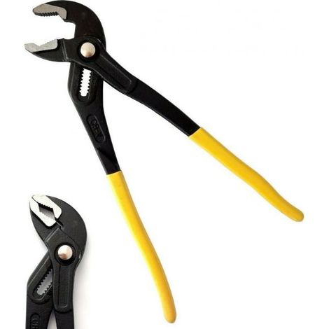 Pinza chiave a pappagallo regolabile 240mm cromo vanadio manico antiscivolo