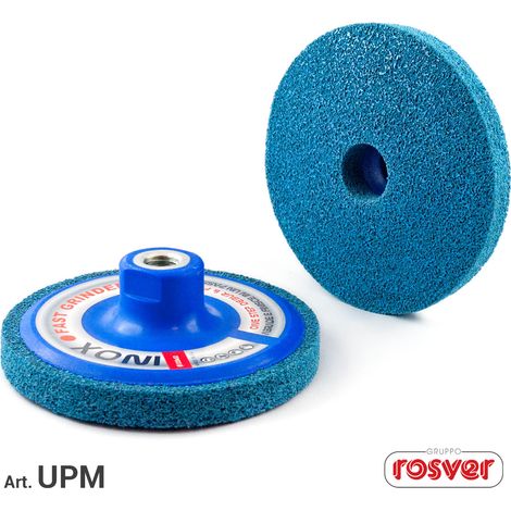 ROSVER UPM DISCO PER ABRASIONE E FINITURA DISCHI ONE STEP FORO M14 Ø115 PER INOX (1/5)