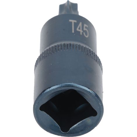 Embout de douille Star antirouille haute précision en acier allié S2 bleui, prise en plastique 1/2X55XT45 (1/5)