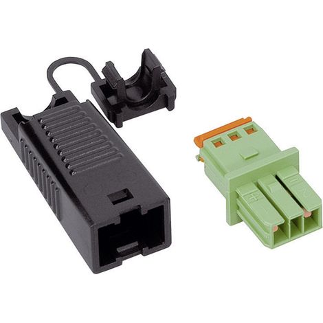 WAGO 893-1002 Netz-Steckverbinder WINSTA KNX Buchse, gerade Gesamtpolzahl: 2 3 A Grün 1 St.