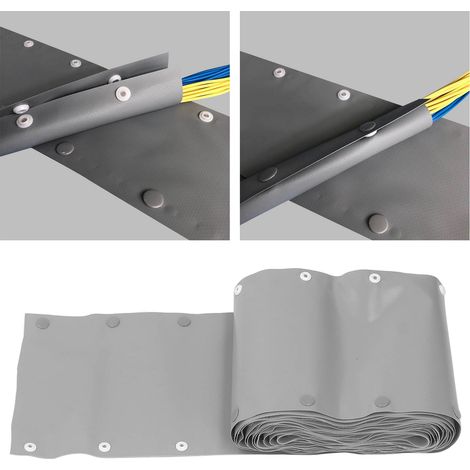 Matériau ignifuge P160, extrémité à enclenchement avec manchon de protection de fil, 5M. (1/5)