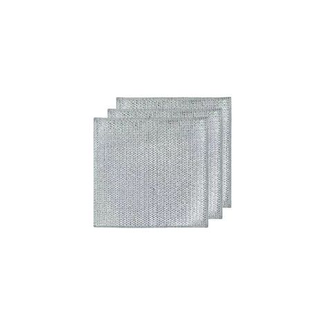 Lot de 12 Chiffon de Nettoyage en Métal, Torchons de Nettoyage Double Couche, Éponges Métalliques, pour Ustensiles de Cuisine, Vaisselle, Éviers et Plaques de Cuisson (1/5)