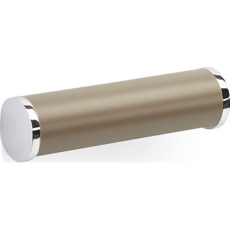 Möbelgriff Schrankgriff SW108 BA 96 mm braun / Chrom poliert (1/5)