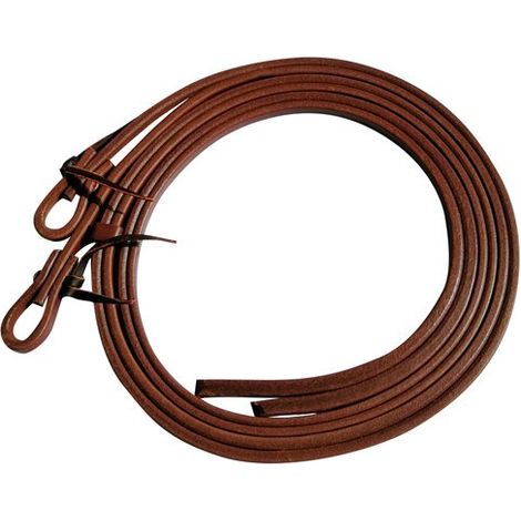 Harnais de rênes western en cuir huilé équilibré 1.3cm