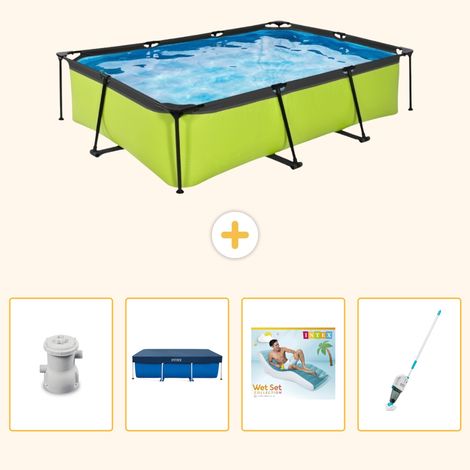 Exit-toys Piscine Exit Rectangulaire - 300x200x65 cm - 5-pièces S236 (1/5)