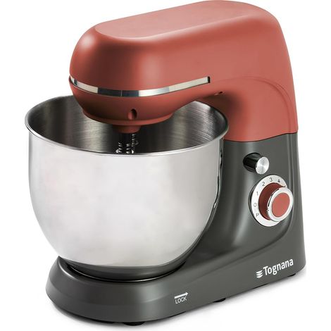 Tognana Iridea, Impastatrice Planetaria 5,3 L, alluminio-acciaio inox, rosso (1/5)