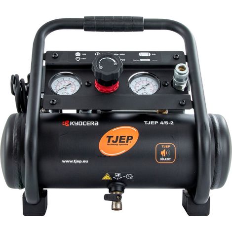 TJEP Compresseur silencieux 3.8 L 49 l/min - 4/5-2 - 123054 (1/3)