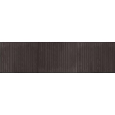 Maison Exclusive - Tappeto Rettangolare Marrone Scuro 80x300 cm in Bambù (1/5)