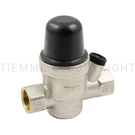 Riduttore pressione membrana nichelato ff 1/2  pn16 1-6 bar tiemme 3180017