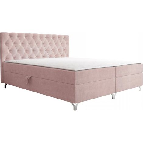 Lit boxspring Memphis 141, Manila 09, Double, Continental, 160x200, Disponible, 166x207x114cm (1/5)