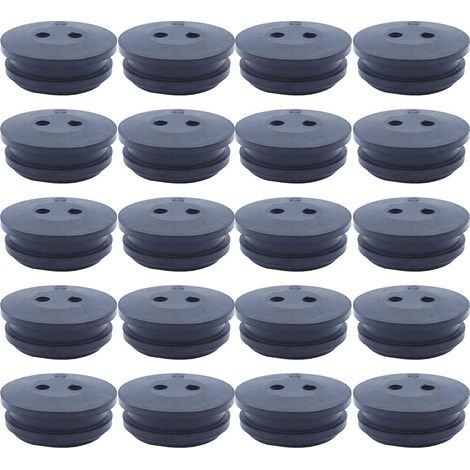 Œillets de réservoir de carburant à 2 trous pour Homelite 560878002 Kawasaki 92071-2073 Ryobi 181767 Tondeuse (20 pièces) (1/5)