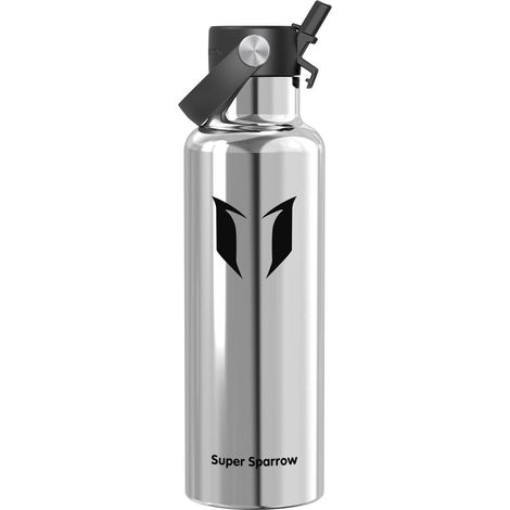 Trinkflasche Edelstahl Strohhalm BPAfrei 750 ml C- Rostfreier Stahl (1/5)