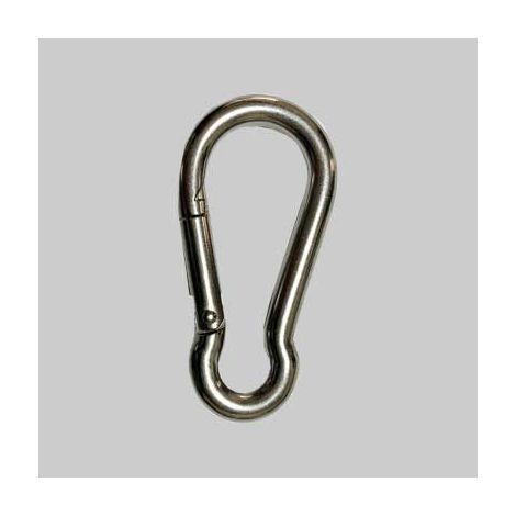Moschettone pompiere inox 100 mm