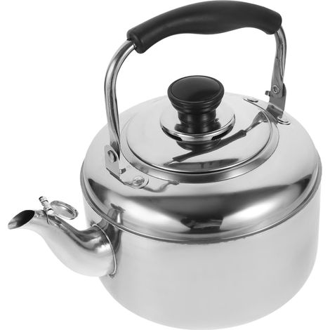 Bouilloire Sifflante 2L - Acier Inoxydable - Compatible Gaz Et Induction - Poignée Anti-Brûlure - Pour Thé Et Tisane (1/5)