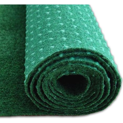 Gazon artificiel en feutre pour jardin, balcon ou terrasse, vert : 1 x 3 m (1/3)