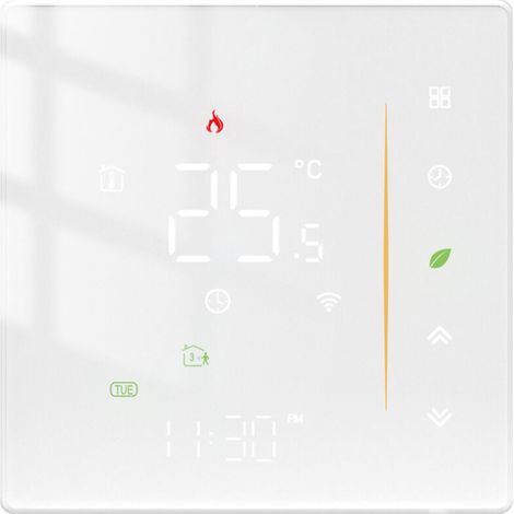 Tuya ZigBee Display Digital Intelligent Temperature Controller Thermostat for Water/Gas for Heating and Multifunction Water/Electricity Compatible with Alexa and Google Assistant (1/5)