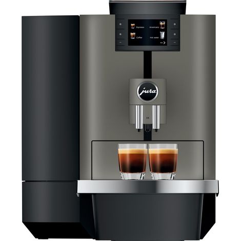 JURA X4 Dark Inox (EB) - Macchina da caffè professionale automatica con P.A.G.2, display 3,5" e 27 Specialità (1/5)