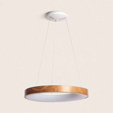 Lampada a Sospensione LED 50W Metallo CCT Selezionabile Jacob-L Marrone