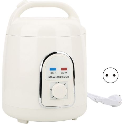 Générateur de Vapeur 1.5L pour Sauna et Spa, Appareil Étanche avec Pot Évaporateur, 220V Prise EU