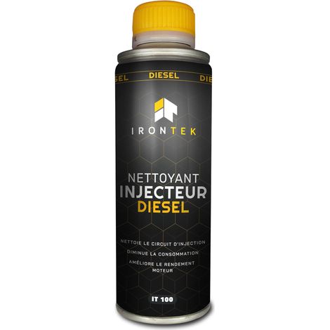 IRONTEK - Nettoyant injecteur diesel - 300 ml - IT100 - Ce produit de marque IRONTEK est neuf.