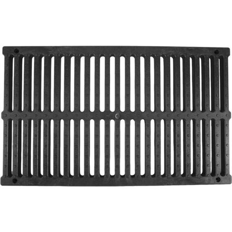 Grille de Drainage Rectangulaire en Résine Composite pour Égouts Tranchée et Regard (1/4)
