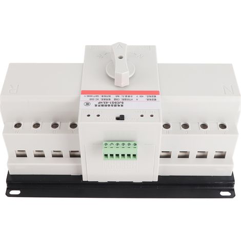 Automatischer Umschalter mit zwei Leistungsstufen, elektronischer Wahlschalter, 400 V AC, 63 A, 4 kA, Standardmodell (1/5)