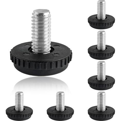 5/16"-18 Gewinde-Möbelfüße, 8er-Pack verstellbare Möbelfüße, Nivellierfüße aus Edelstahl, verschiebbare Möbelfüße für Tische, Schränke, Hockerbeine (1/5)