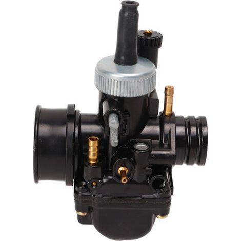 Carburateur 19mm pour motos 2 temps 50cc Remplacement pour Dellorto Métal robuste Optimise le mélange air/essence (1/5)