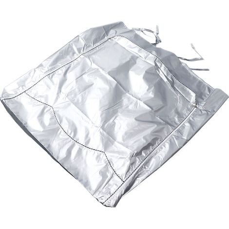 Housse pour machine à laver 69 x 80 x 98 cm en polyester imperméable et résistant aux UV avec fermeture éclair pour la maison et la cuisine (1/5)