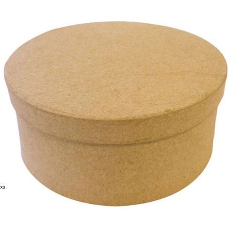 Boîte cylindrique en carton avec couvercle - 8 x Ø 16,5 cm