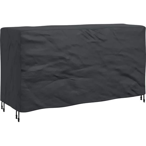 Housse pour mobilier d'extérieur Noir 180 x 70 x 90 cm 210D CFW22743 (1/5)